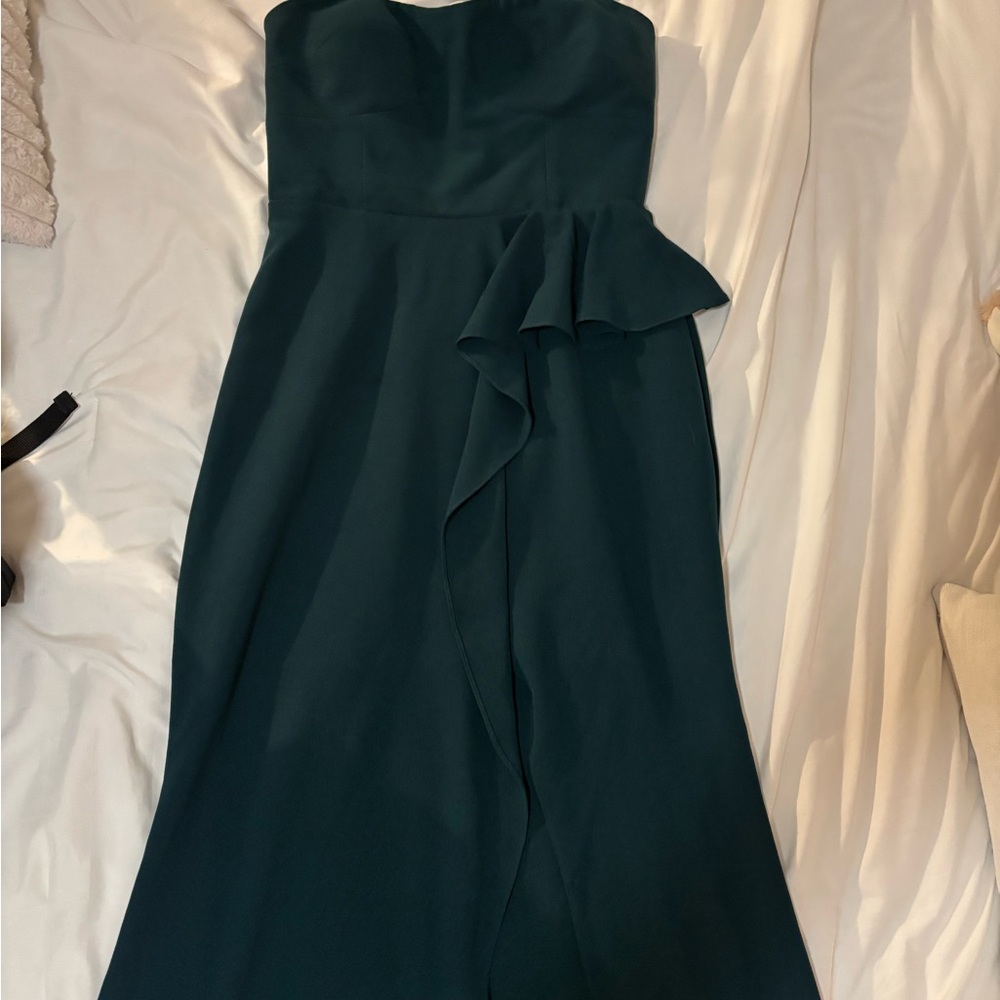 Dress the Population Formal Dark Teal Dress
